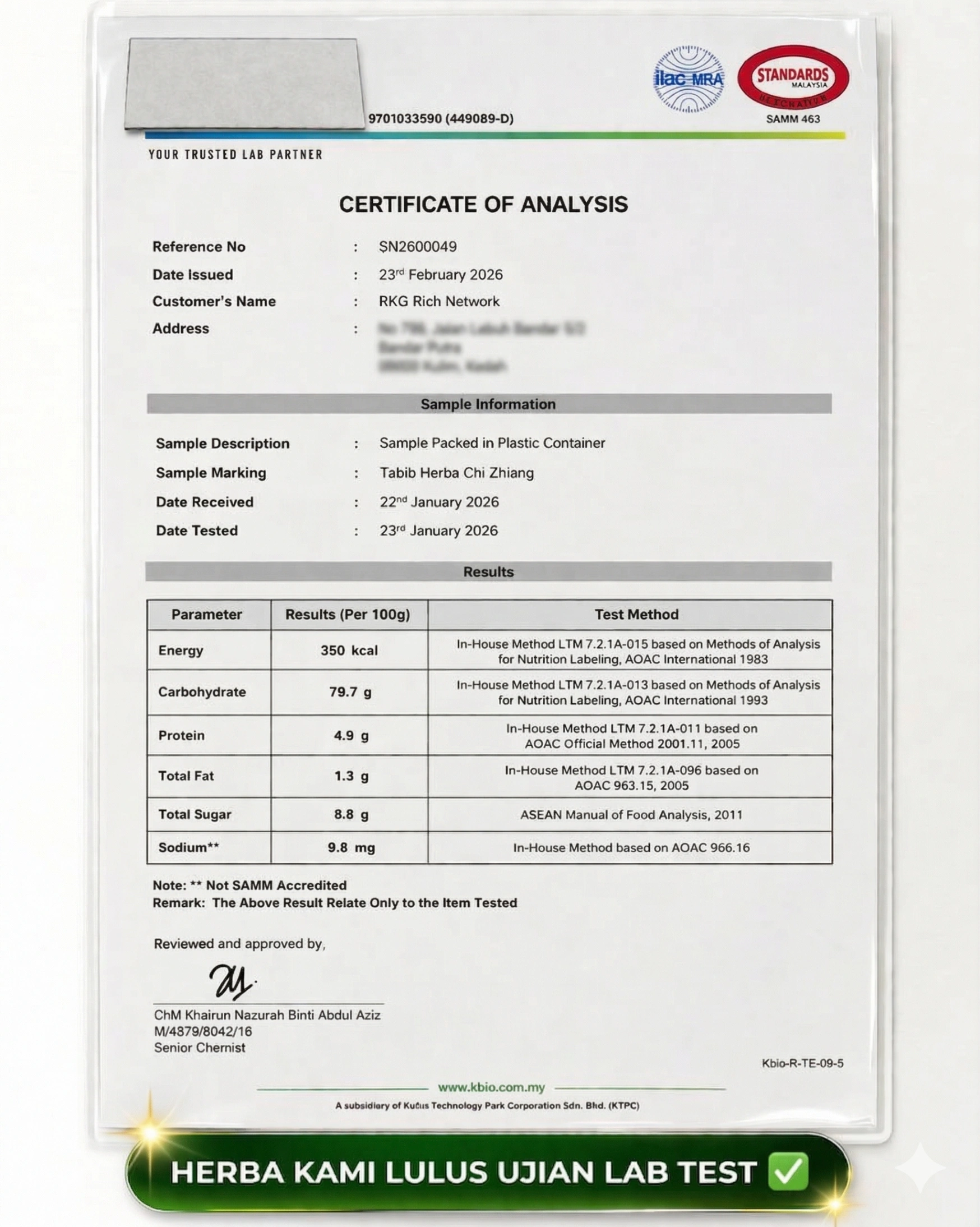 Lab Test